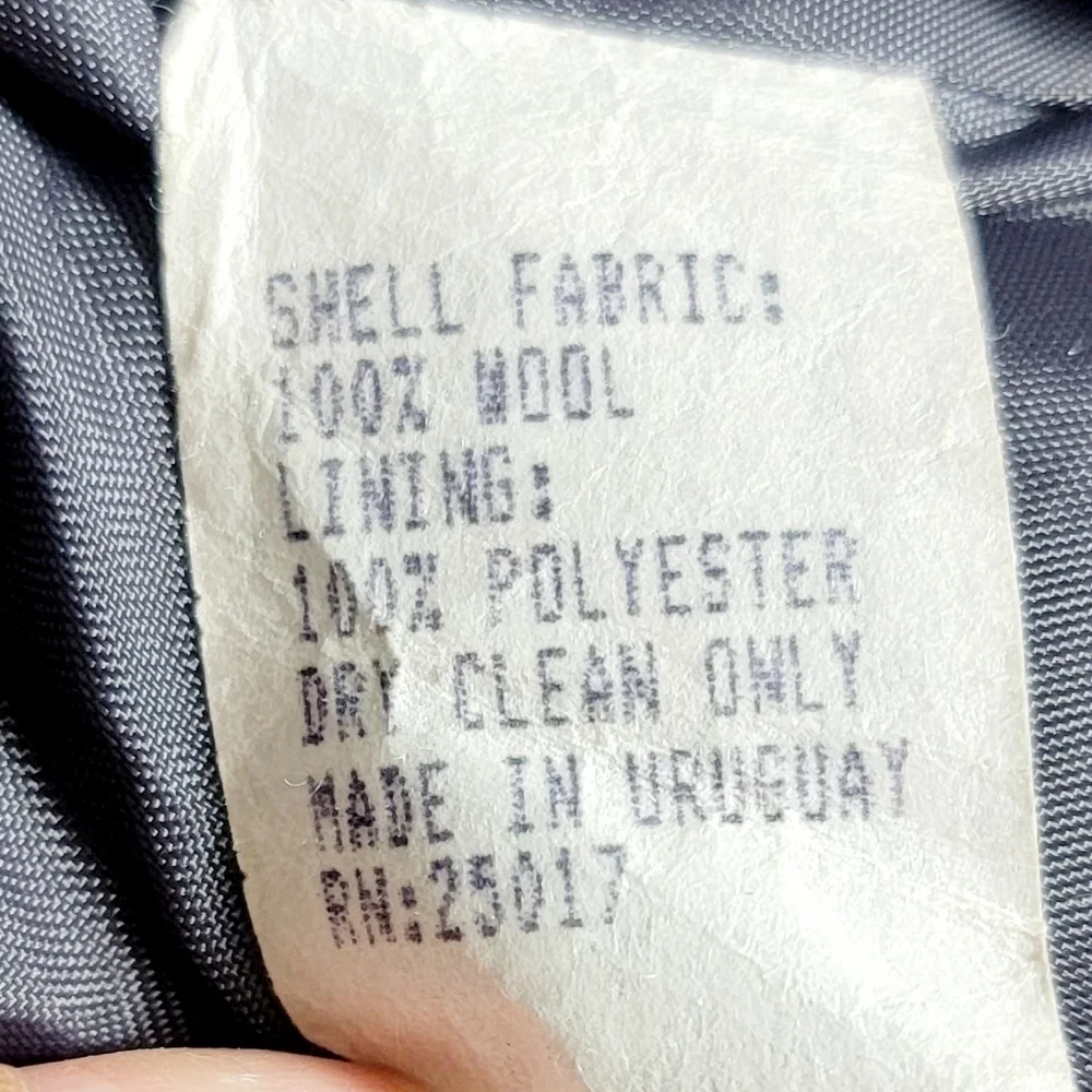 Misty Harbor Vintage Double Breasted Wool Blazer